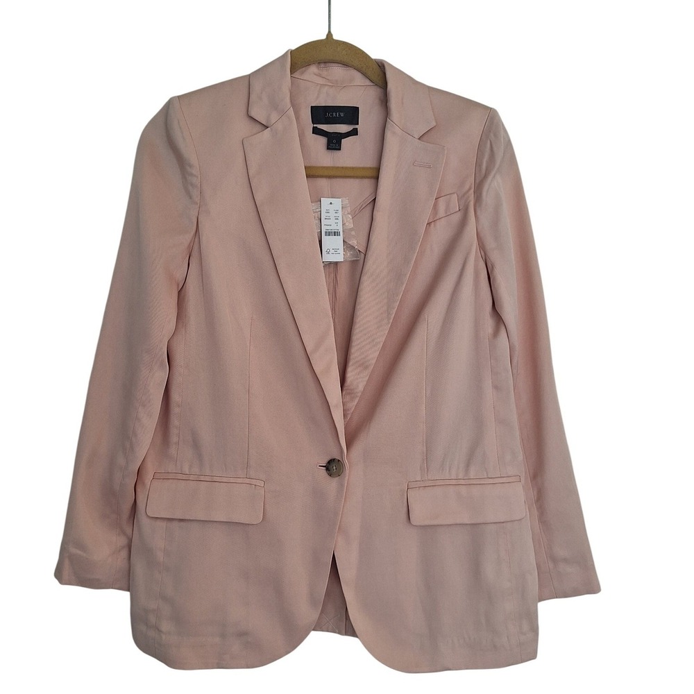 J.CREW Pink Suit Jacket Women's Size 0